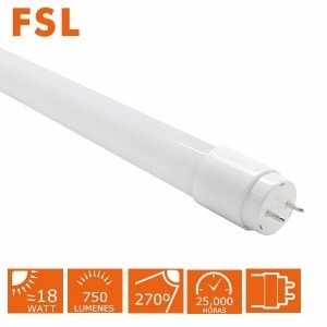 TUBO LED T8 18W OFERTA POR 25 UN $2.300