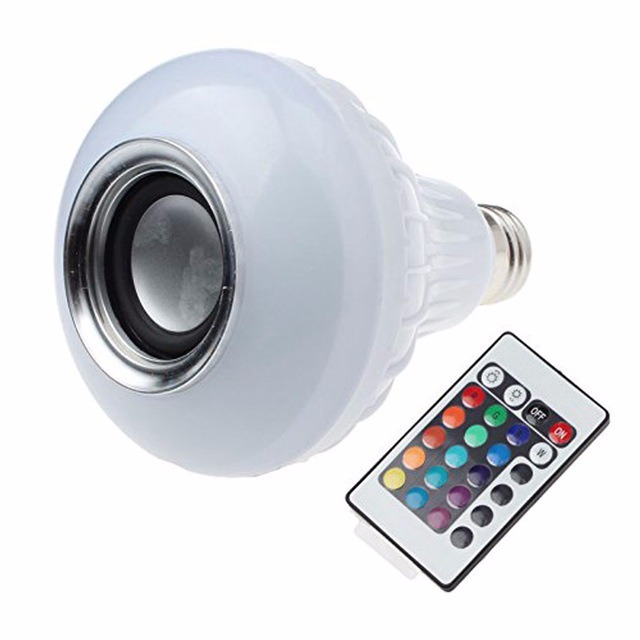 AMPOLLETA PARLANTE RGB CON BLUETOOTH CONTROL