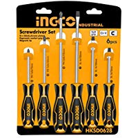 SET ATORNILLADORES 6 PCS ESTRELLA PLANO INGCO